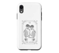 The Lovers Tarot Card Skeleton Gothic Tarot Reading Witchy Case for iPhone XR