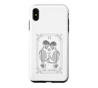 The Lovers Tarot Card Skeleton Gothic Tarot Reading Witchy Case for iPhone XS Max