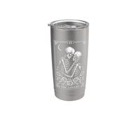 The Lovers Tarot Card Skeleton Gothic Tarot Reading Witchy Stainless Steel Insulated Tumbler