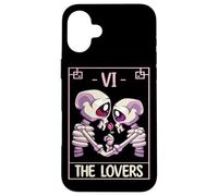 The Lovers Tarot Card Skeleton Pastel Goth Kawaii Case for iPhone 16 Plus