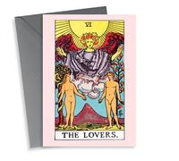 The lovers tarot card Valentine’s Day card