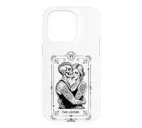 The Lovers Tarot Card Zombie Wedding Couple Valentines Day Case for iPhone 15 Pro