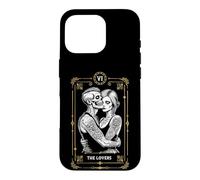The Lovers Tarot Card Zombie Wedding Couple Valentines Day Case for iPhone 16 Pro