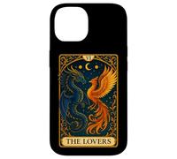The Lovers Twin Flame Phoenix Dragon Tarot Card Soulmate Case for iPhone 14