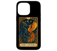 The Lovers Twin Flame Phoenix Dragon Tarot Card Soulmate Case for iPhone 14 Pro Max