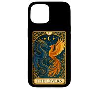 The Lovers Twin Flame Phoenix Dragon Tarot Card Soulmate Case for iPhone 15