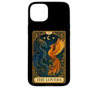 The Lovers Twin Flame Phoenix Dragon Tarot Card Soulmate Case for iPhone 15 Plus