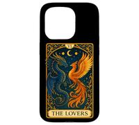 The Lovers Twin Flame Phoenix Dragon Tarot Card Soulmate Case for iPhone 15 Pro