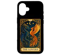 The Lovers Twin Flame Phoenix Dragon Tarot Card Soulmate Case for iPhone 16