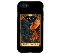 The Lovers Twin Flame Phoenix Dragon Tarot Card Soulmate Case for iPhone SE (2020) / 7/8