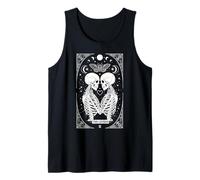 The Lovers Vintage Tarot Card Astrology Goth Halloween Women Tank Top