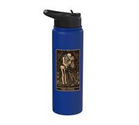 The Lovers Vintage Tarot Card - Gothic Halloween Tea Stainless Steel Insulated Water Bottle
