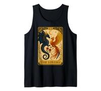 The Lovers Vintage Tarot Card Phoenix Dragon Fantasy Lover Tank Top