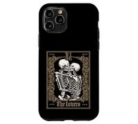 The Lovers Vintage Tarot Card Skeleton Case for iPhone 11 Pro