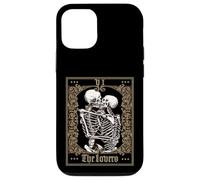 The Lovers Vintage Tarot Card Skeleton Case for iPhone 12/12 Pro