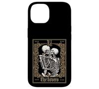 The Lovers Vintage Tarot Card Skeleton Case for iPhone 14