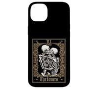The Lovers Vintage Tarot Card Skeleton Case for iPhone 14 Plus