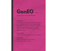 The Lovewhisper Journals - Generation Dictionary - GenEO: Notebook with funny quotes, Generation Extreme Offliner, 120 pages, dotted, statement, hilarious gift, pink