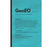 The Lovewhisper Journals - Generation Dictionary - GenEO: Notebook with funny quotes, Generation Extreme Offliner, 120 pages, dotted, statement, hilarious gift, turquoise