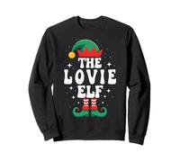 The Lovie Elf Funny Christmas Matching Family Group Sweatshirt