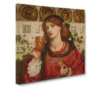 The Loving Cup by Dante Gabriel Rossetti Canvas Print | Gallery Wrapped 30mm Frame Wall Art | 20x20 inches | Ready to Hang | Modern Picture | Living Room Bedroom Lounge Office