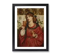 The Loving Cup By Dante Gabriel Rossetti Classic Painting Framed Print | A4 Black Framed Wall Art | Ready to Hang | Classic Historical Picture | Living Room Bedroom Lounge Office