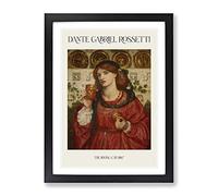 The Loving Cup By Dante Gabriel Rossetti Exhibition Museum Painting Framed Print | A4 Black Framed Wall Art | Ready to Hang | Modern Historical Picture | Living Room Bedroom Lounge Office