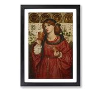 The Loving Cup by Dante Gabriel Rossetti Framed Print | A2 Black Framed Wall Art | Ready to Hang | Modern Nature Picture | Living Room Bedroom Lounge Office