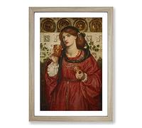 The Loving Cup by Dante Gabriel Rossetti Framed Print | A2 Oak Framed Wall Art | Ready to Hang | Modern Nature Picture | Living Room Bedroom Lounge Office
