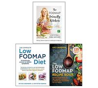 The Low-FODMAP Recipe Book, The Complete Low-FODMAP Diet, The FODMAP Friendly Kitchen Cookbook[Hardcover] 3 Books Collection Set