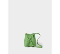 The Lucia Mini Leather Crossbody Bag OSPREY LONDON Bright Green One Size