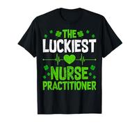 The Luckiest Nurse Practitioner St. Patrick's Day NP Nursing T-Shirt