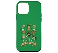 The Lucky Bones St. Patricks Day 2026 Dancing Skeletons Case for iPhone 12 mini