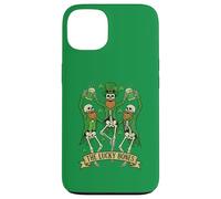 The Lucky Bones St. Patricks Day 2026 Dancing Skeletons Case for iPhone 13