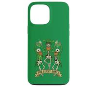 The Lucky Bones St. Patricks Day 2026 Dancing Skeletons Case for iPhone 13 Pro Max