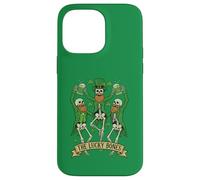 The Lucky Bones St. Patricks Day 2026 Dancing Skeletons Case for iPhone 14 Pro Max