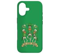 The Lucky Bones St. Patricks Day 2026 Dancing Skeletons Case for iPhone 17