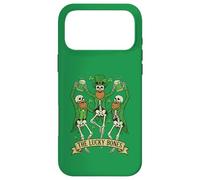The Lucky Bones St. Patricks Day 2026 Dancing Skeletons Case for iPhone 17 Pro Max