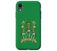 The Lucky Bones St. Patricks Day 2026 Dancing Skeletons Case for iPhone XR