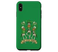 The Lucky Bones St. Patricks Day 2026 Dancing Skeletons Case for iPhone XS Max