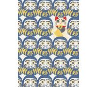 The Lucky Cat Notebook (Maneki-neko) | Blank Page Journal | A5 Size Soft Cover Notebook