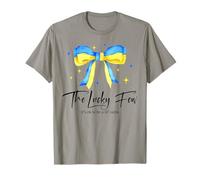 The Lucky Few Down Syndrome 3 21 Yellow & Blue Coquette Bow T-Shirt