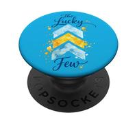 The Lucky Few Three Arrows Chevrons Down Syndrome Awareness PopSockets Adhesive PopGrip