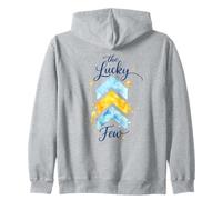The Lucky Few Three Arrows Chevrons Down Syndrome Awareness Zip Hoodie
