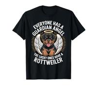 The Lucky Ones Have A Rottweiler - Guardian Angel Dog Lover T-Shirt
