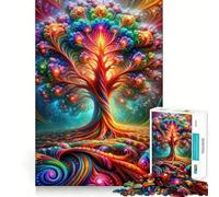 The Luminous Arboretum Jigsaw Puzzle for Adults 1000 Pieces Think Smart Toy Home Enjoy Accurate Cut Wall Art Decor (38x52cm)