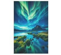 The Luminous Lagoon Jigsaw Wooden Puzzles for Adults 1000 Piece Puzzle Challenging Game Toys Birthday Gift for Adults Kids Boys Girls （78×53cm）