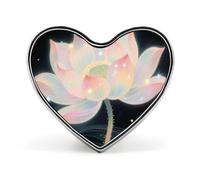 The luminous lotus Heart Brooch Pin The Flying Eagle for Backpacks Or Lapels Valentine Pin Anniversary