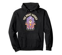 The Luna Moth Moon Cottagecore Pullover Hoodie