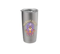 The Luna Moth Moon Cottagecore Stainless Steel Insulated Tumbler